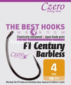 F1 Century Barbless 4, 10 db/csomag