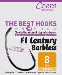 F1 Century Barbless 8, 10 db/csomag