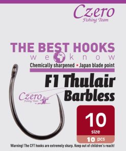 F1 Thulair Barbless 10, 10 db/csomag