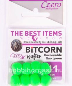 Bitcorn wafter falvourable fluo green 11 mm, 8 db/csomag