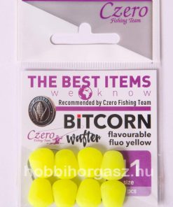 Bitcorn wafter falvourable fluo yellow 11 mm, 8 db/csomag