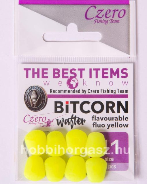 Bitcorn wafter falvourable yellow 11 mm, 8 db/csomag