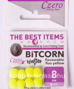 Bitcorn wafter falvourable fluo yellow 8 mm, 8 db/csomag