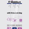 F1 Quantum 10-es horog, 10 mm csalitüske, 0,10 előkén, 8 cm hosszú. 3 db/csomag.
