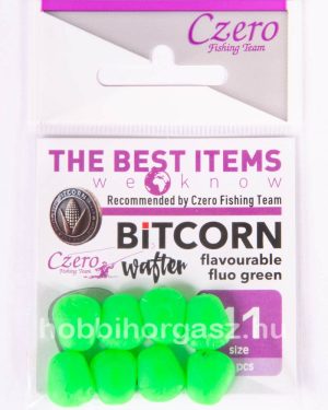 Bitcorn wafter falvourable fluo green 11 mm, 8 db/csomag