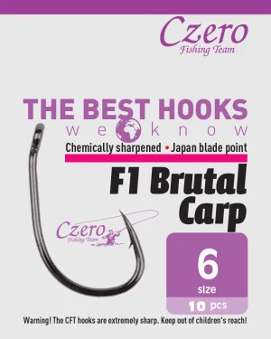 F1 Brutal Carp 6, 10 db/csomag