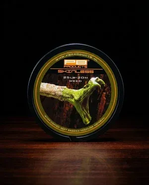 PB Products Skinless 25lb weed pontyozó előkezsinór 20 méteres kiszerelés weed színben.